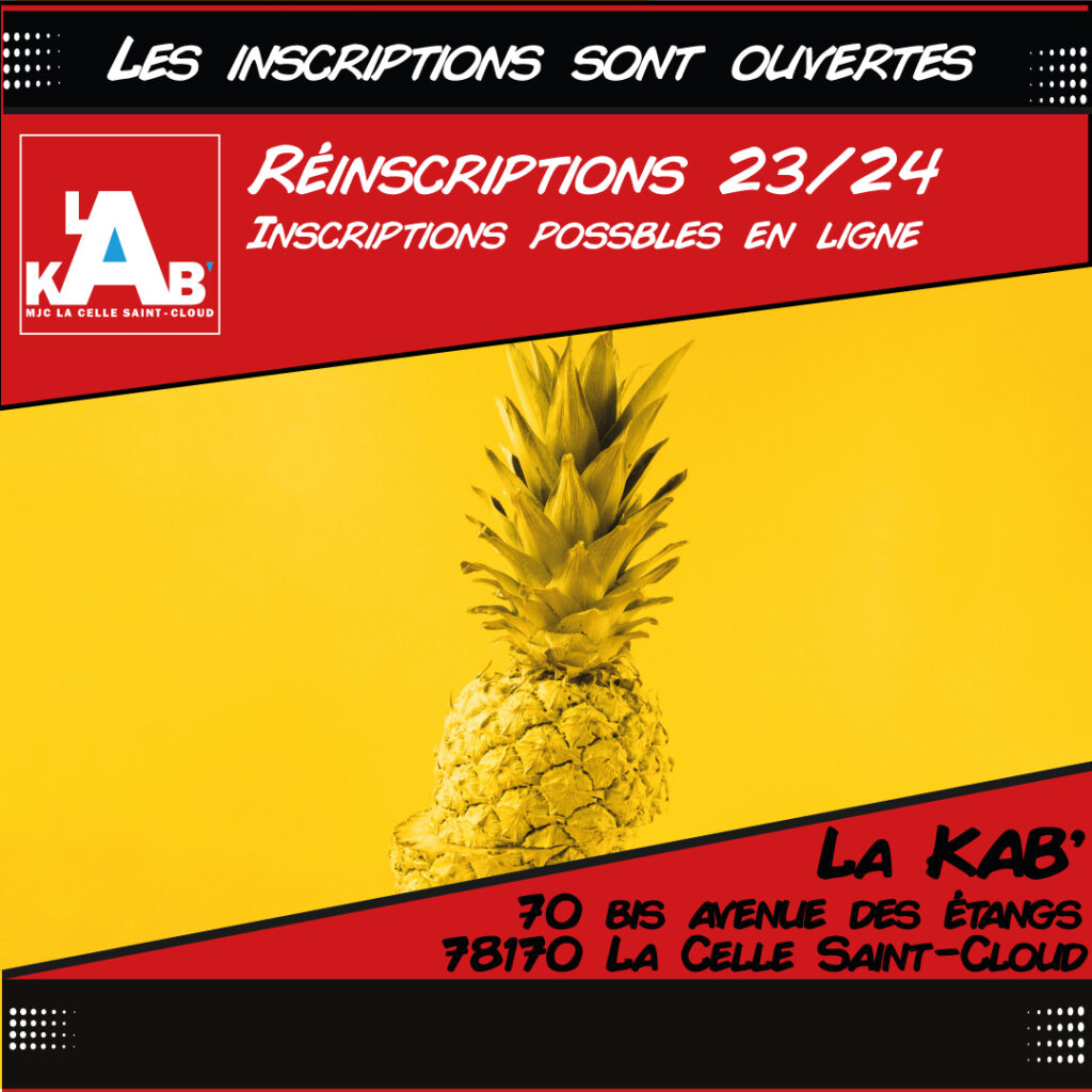 Inscriptions activités 2023 2024