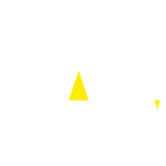 Logo Kab Police Blanche Flèche jaune