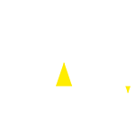 Logo Kab Police Blanche Flèche jaune