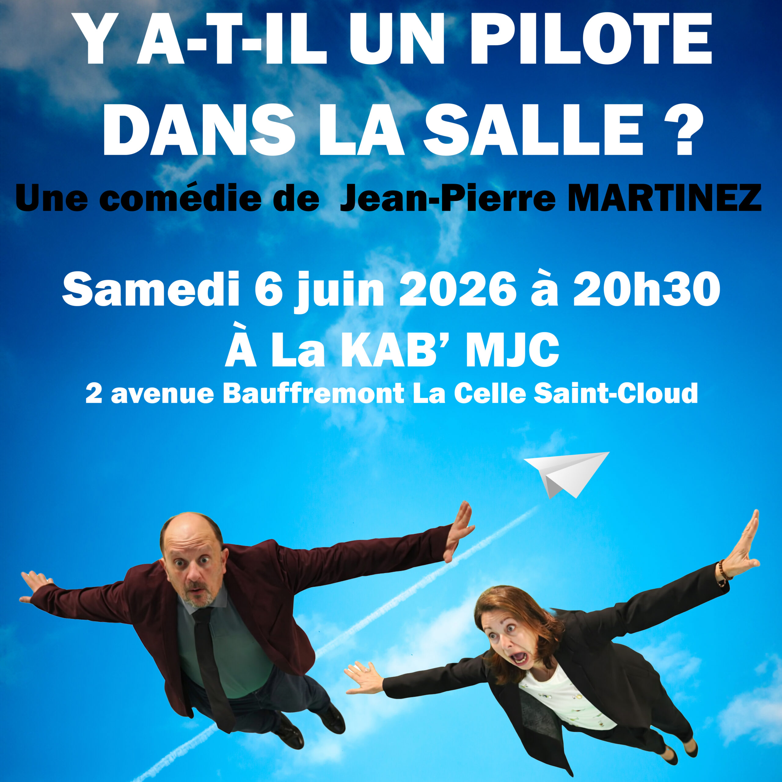 Paper planes in blue sky