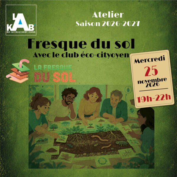 Atelier éco-citoyen : Fresque du sol