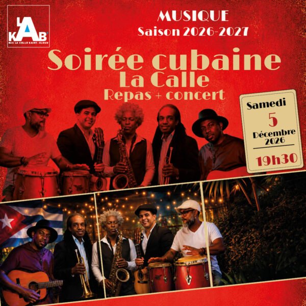 Soirée cubaine : repas-concert
